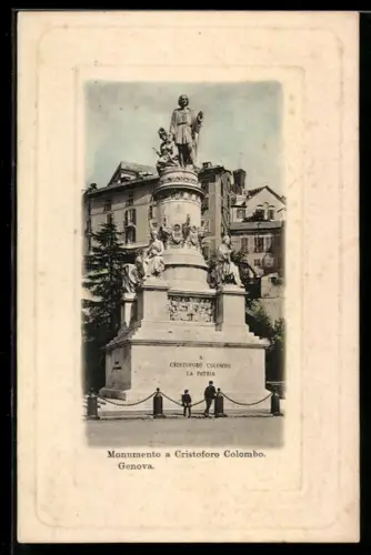 AK Genova, Monumento a Cristoforo Colombo