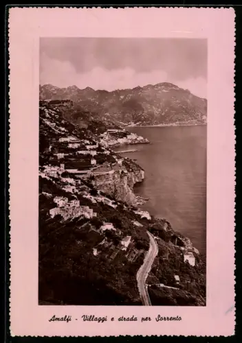 AK Amalfi, Villaggi e strada per Sorrento