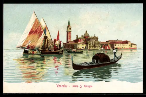 AK Venezia, Isola S. Giorgio, Gondel, Boote