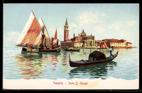 AK Venezia, Isola S. Giorgio, Gondel, Boote