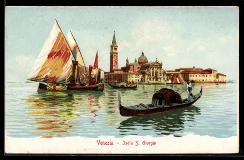 AK Venezia, Isola S. Giorgio, Gondel, Boote