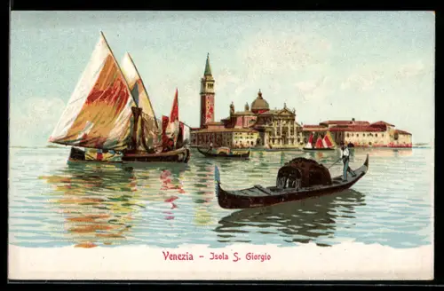 AK Venezia, Isola S. Giorgio, Gondel, Boote