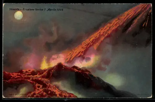 AK Vesuvio, Eruzione lavica 7 Aprile 1906, Vulkan