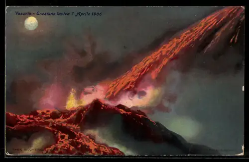 AK Vesuvio, Eruzione lavica 7 Aprile 1906, Vulkan