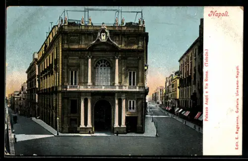 AK Napoli, Palazzo Angri e Via Roma, Toledo