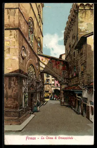 AK Firenze, la Chiesa di Orsanmichele