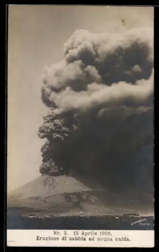 AK Eruzione di sabbia ed acqua calda, Vulkanausbruch