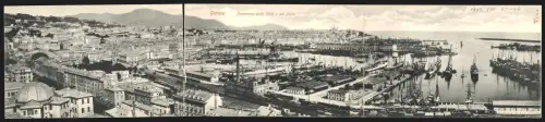 Klapp-AK Genova, Panorama della Citta e del Porto
