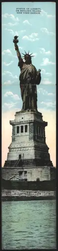 Klapp-AK New York, NY, Statue of Liberty on Bedloe`s Island