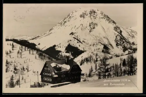AK Austriahütte, Blick zum Rettenstein