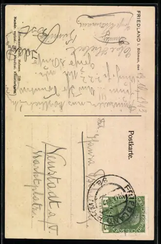 AK Friedland i. B., Rathaus