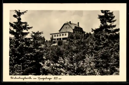 AK Reichenberg, Weberbergbaude im Isergebirge