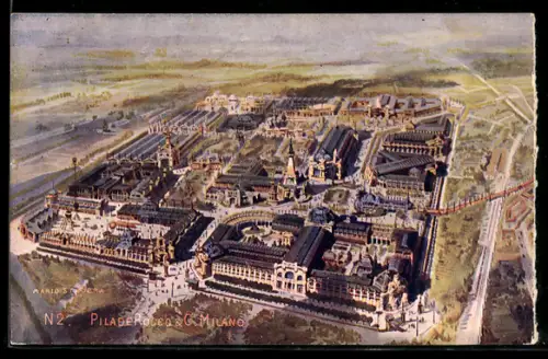 AK Milano, Esposizione 1906, Pilade Rocco & C. Milano