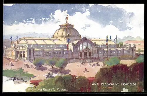 AK Esposizione Di Milano 1906, Arti Decorative Francesi, Ausstellung