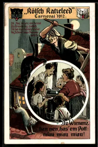 AK Köln, Kölsch Katzeleed, De Wienanz, Katzen