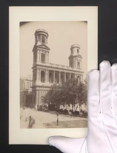 Fotografie Ansicht Paris, L`Église Saint Sulpice, Grossformat 16 x 25cm