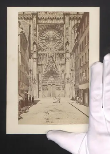 Fotografie Ansicht Strassburg, Portal zum Münster
