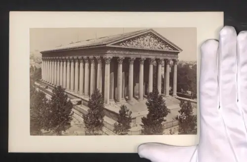 Fotografie Ansicht Paris, L`Église de la Madeleine, Grossformat 16 x 25cm