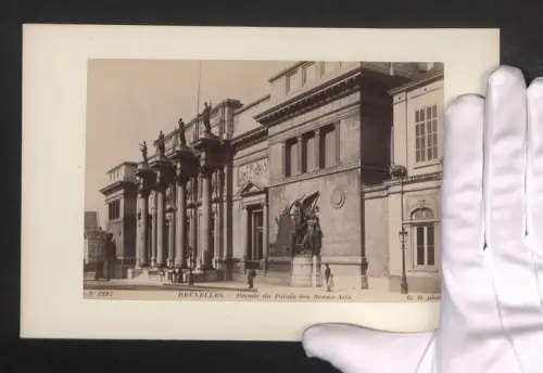 Fotografie Ansicht Bruxelles, Facade du Palais des Beaux-Arts