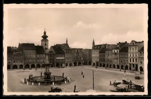AK Budweis, Geschäfte von Julius Meinl und T. E. Hansen, Apotheke