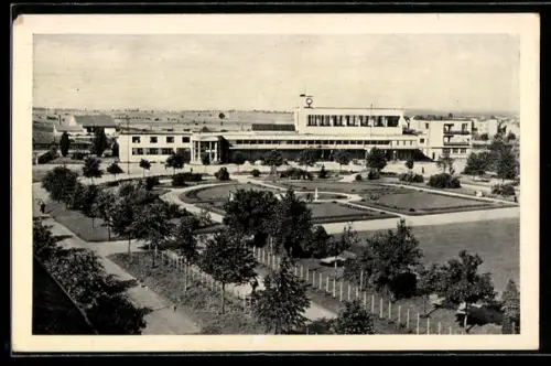 AK Lázne Podebrady, Cástecný pohled