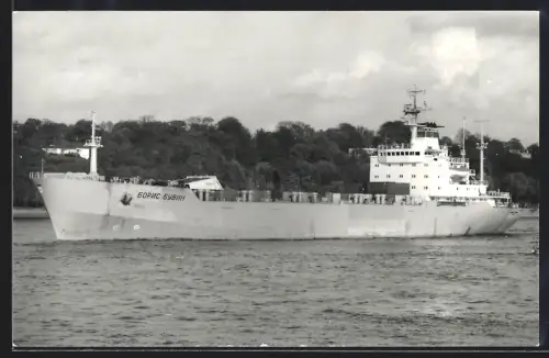 Fotografie Sowjetisches Containerschiff Boris Buvin vor der Küste