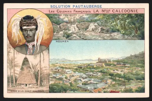 Sammelbild Noumea, Case D`Un Chef Canaque, Solution Pautauberge