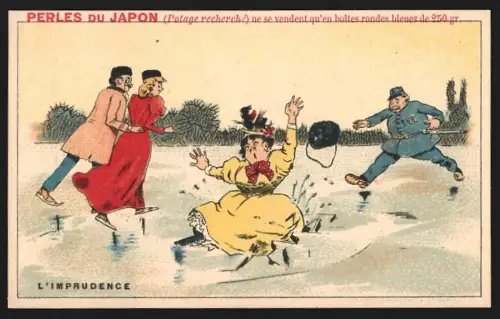 Sammelbild Paris, A. Chapu, Perles du Japon, L`Imprudence