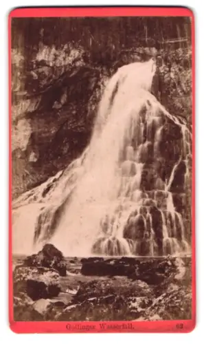 Fotografie Baldi & Wüthle, Salzburg, Ansicht Golling, Blick zum Gollinger Wasserfall