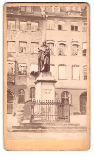 Fotografie unbekannter Fotograf, Ansicht Nürnberg, Albrecht-Dürer-Denkmal