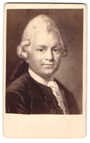 Fotografie E. H. Schroeder, Berlin, Unter den Linden 41, Porträt von Gotthold Ephraim Lessing