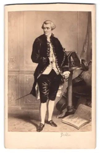 Fotografie unbekannter Fotograf und Ort, Musiker Joseph Haydn im Porträt