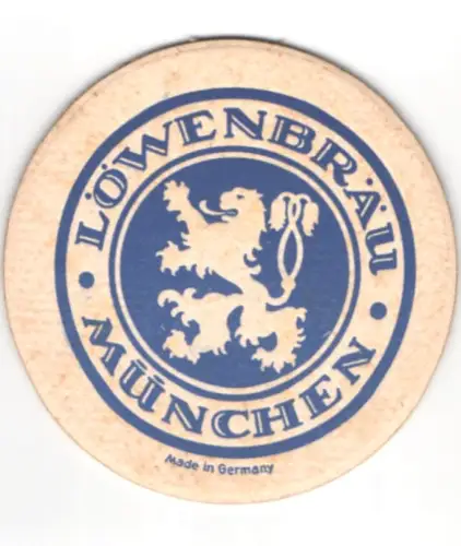 Bierdeckel München, Löwenbräu, Logo