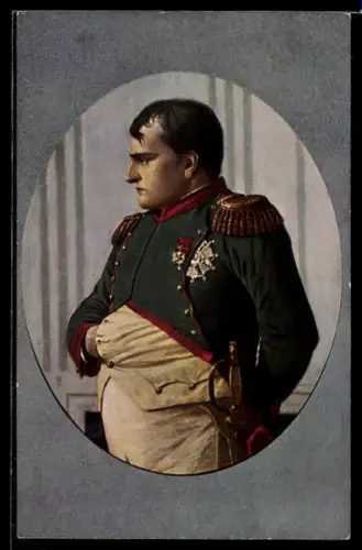 AK Napoleon im Petrowski-Palast, Portrait