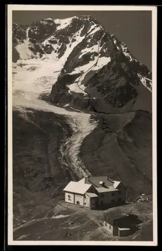 AK Rifugio Cittàdi Milano Club Alpino Italiano Sezione di Milano verso Ortler, Grupo dell`Ortler