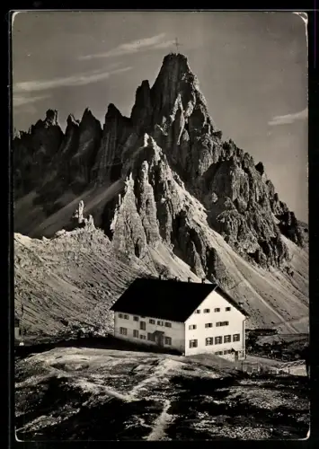 AK Rifugio Locatelli, Ansicht mit M. Paterno