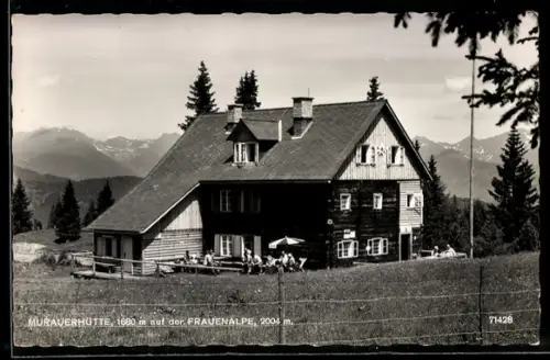 AK Murau /Stmk., Murauerhütte auf der Frauenalpe