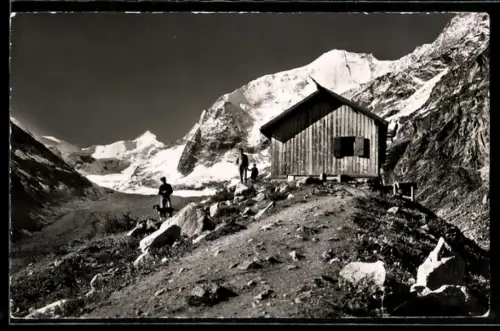 AK Cabane du Petit Mountet, Cabane et Pte. de Zinal, Grand Cornier