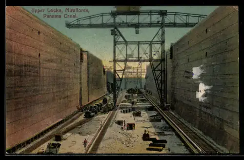 AK Panama Canal, Upper Locks, Miraflores