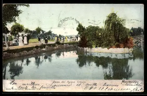 AK Montevideo, Paseo del Parque Urbano