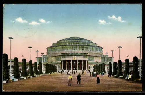 AK Breslau, Ausstellung zur Jahrhundertfeier der Freiheitskriege 1913, Jahrhunderthalle