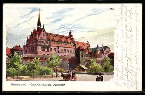 AK Nürnberg, Germanisches Museum