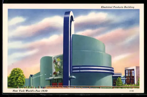 AK New York, World`s Fair 1939, Electrical Products Buildung, Ausstellung