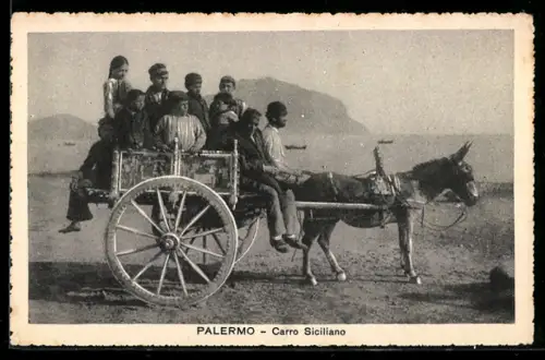 AK Palermo, Carro Siciliano, Sizilianischer Karren