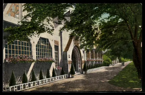 AK Dresden, Intern. Hygiene-Ausstellung 1911, Ungarischer Staatspavillon