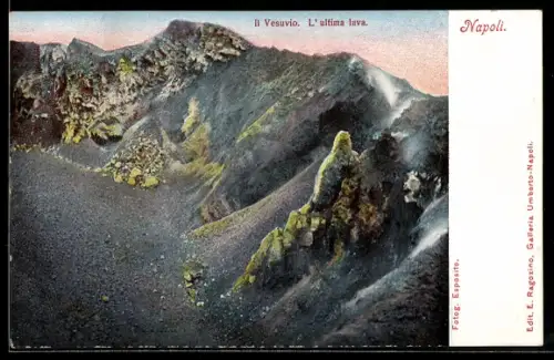 AK Napoli, il Vesuvio, l`ultima lava