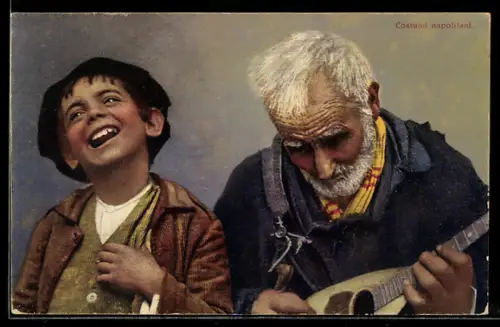 AK Neapel / Napoli, Costumi napolitani