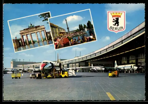 AK Berlin, Betankung der Flugzeuge auf dem Zentralflughafen Tempelhof