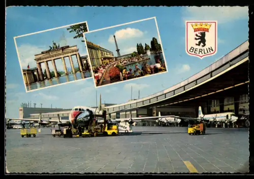 AK Berlin, Betankung der Flugzeuge auf dem Zentralflughafen Tempelhof