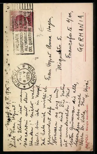 AK Napoli, Mangia maccheroni